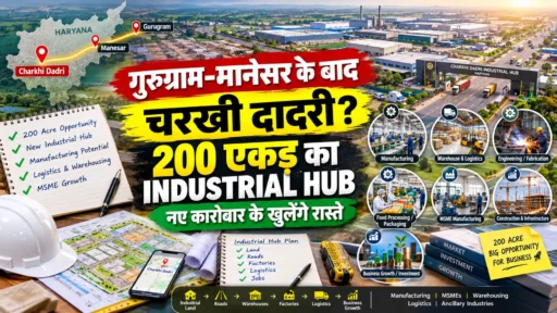 Charakhi Dadri Industrial Hub: 200 एकड़ प्रोजेक्ट से खुलेंगे नए बिजनेस
