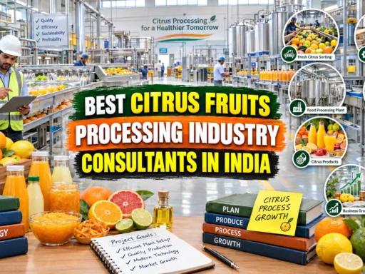 Citrus Fruits Processing Industry Consultants in India