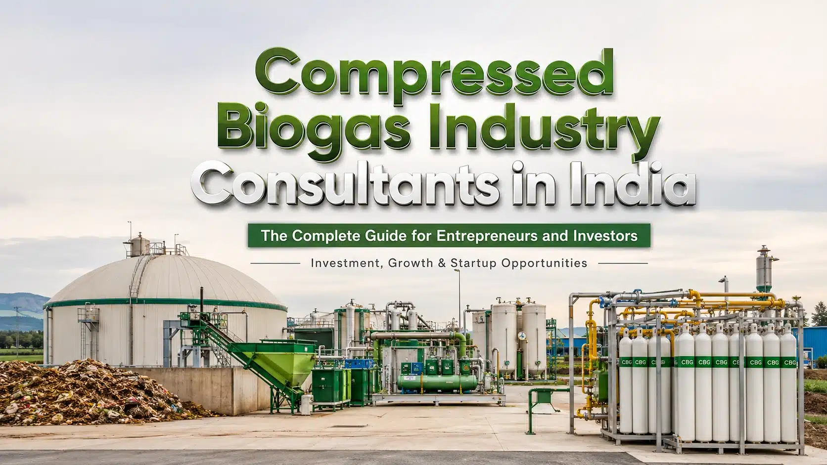 Compressed Biogas Industry Consultants in India CBG Plant Guide