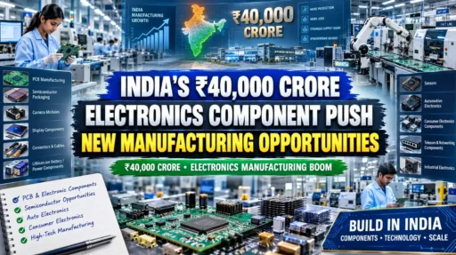 Electronics Component Manufacturing in India: ECMS Opportunity