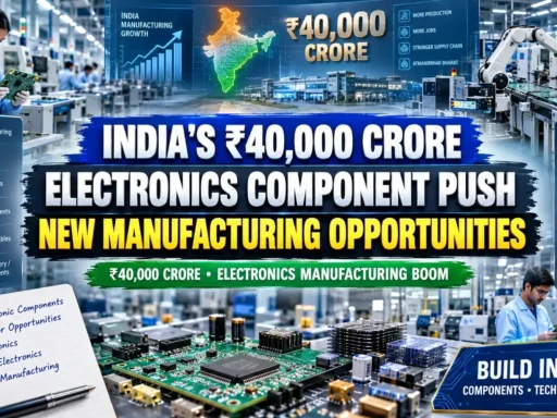 Electronics Component Manufacturing in India: ECMS Opportunity
