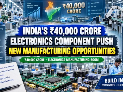 Electronics Component Manufacturing in India: ECMS Opportunity