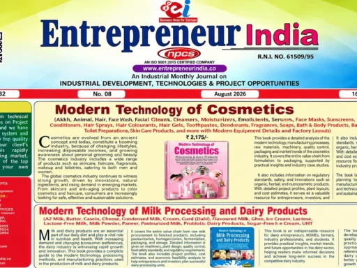Entrepreneur India August 2026 manufacturing opportunities magazine
