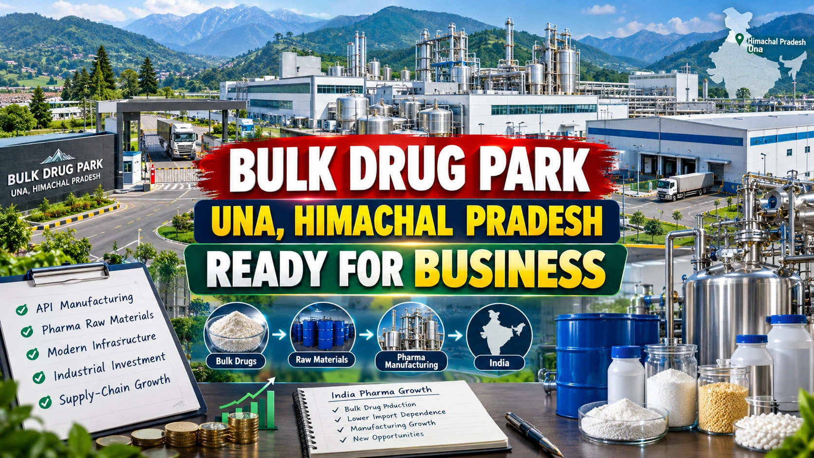 Una Bulk Drug Park Business Opportunities: API Manufacturing