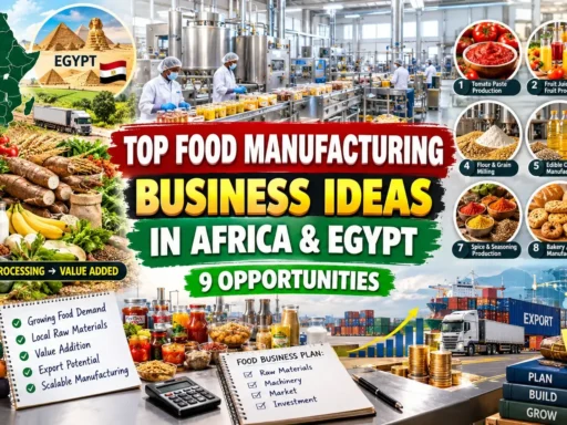 Food Manufacturing Business Ideas in Africa & Egypt: 9 Business