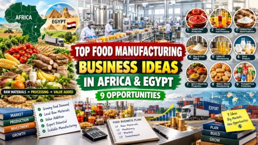 Food Manufacturing Business Ideas in Africa & Egypt: 9 Business