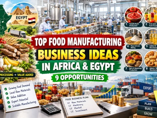 Food Manufacturing Business Ideas in Africa & Egypt: 9 Business