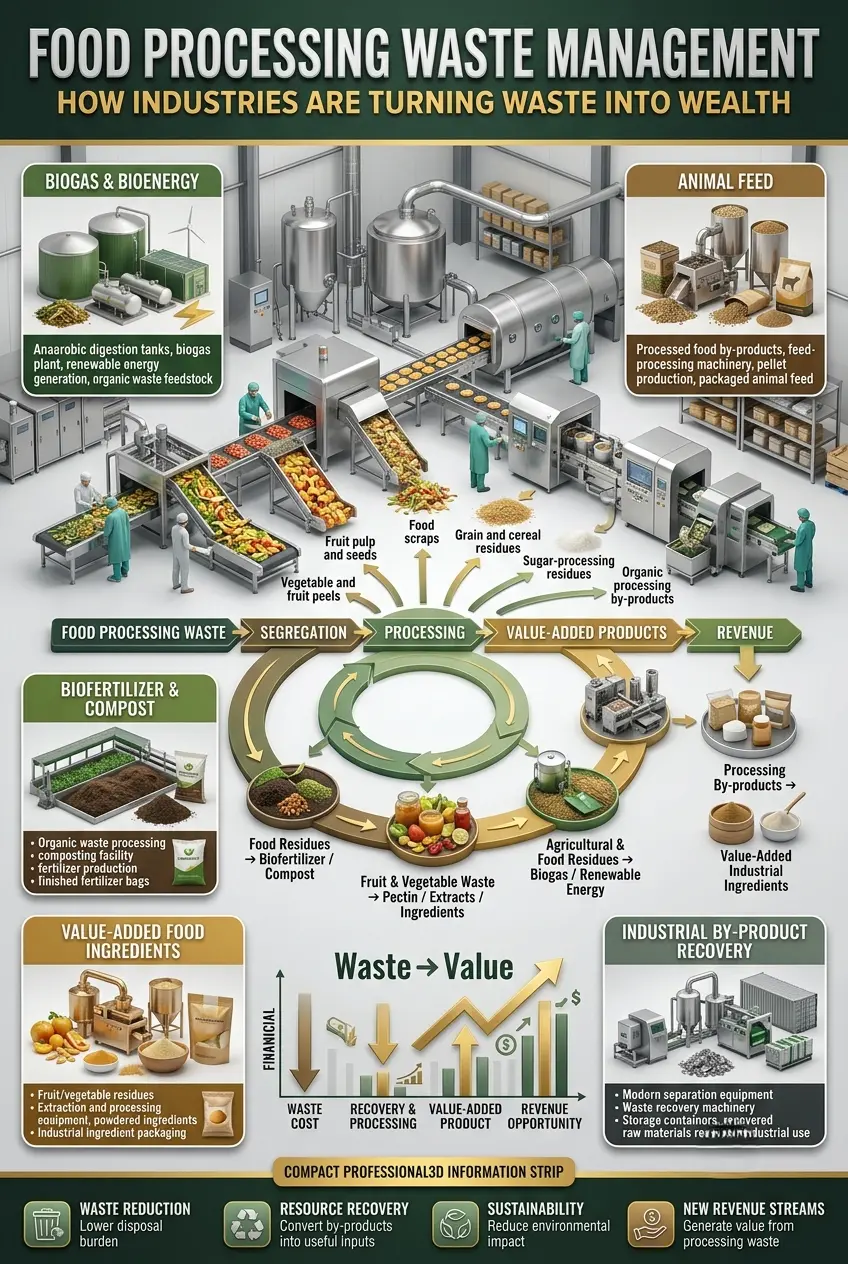 Food Processing Waste Management and Waste-to-Wealth Opportunities