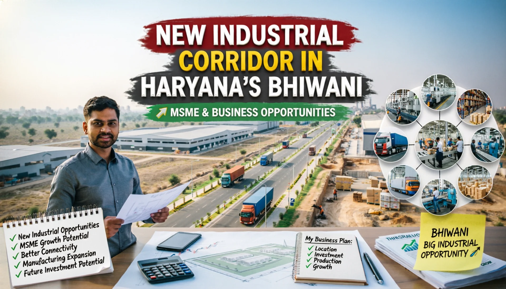 Haryana Industrial Opportunities: Bhiwani's New Manufacturing