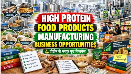 High Protein Food Products Manufacturing in India: Business Ideas