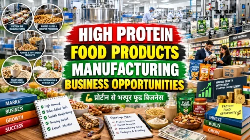 High Protein Food Products Manufacturing in India: Business Ideas