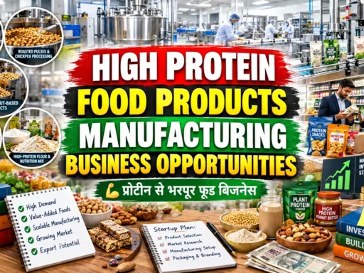 High Protein Food Products Manufacturing in India: Business Ideas