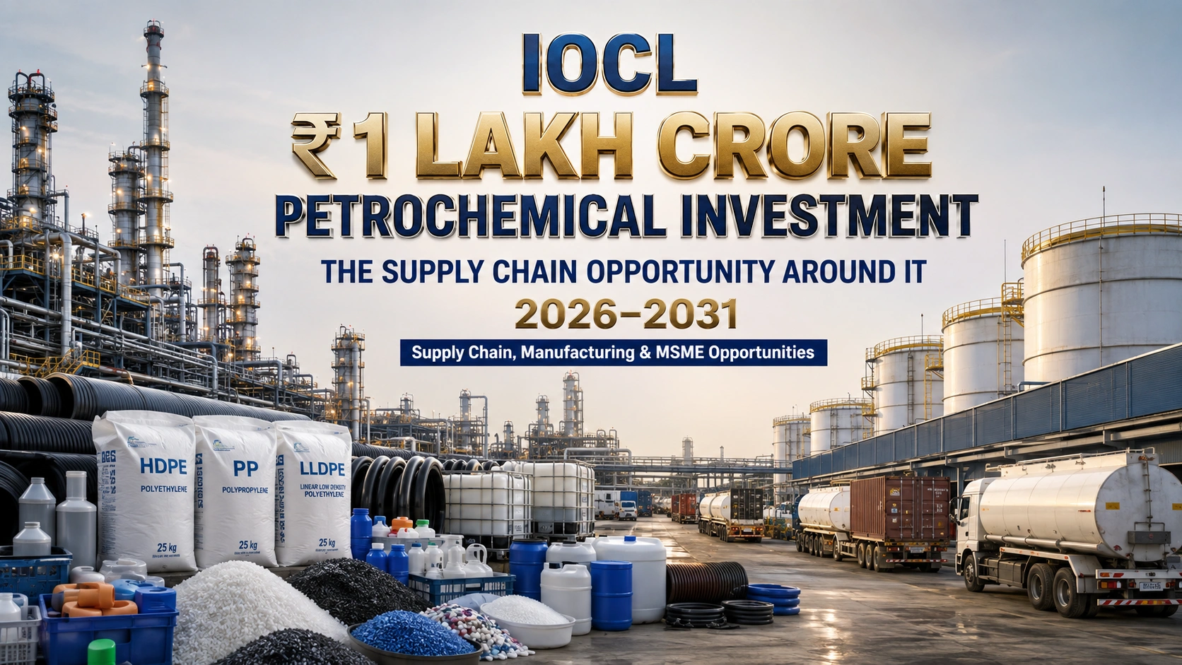 IOCL ₹1 लाख करोड़ Petrochemical Investment: Business Ideas