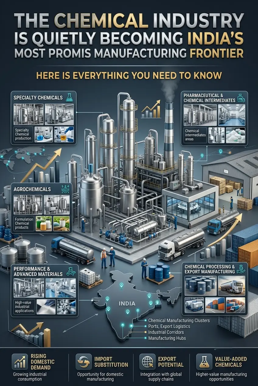 Industrial chemical manufacturing in India and chemical industry technology