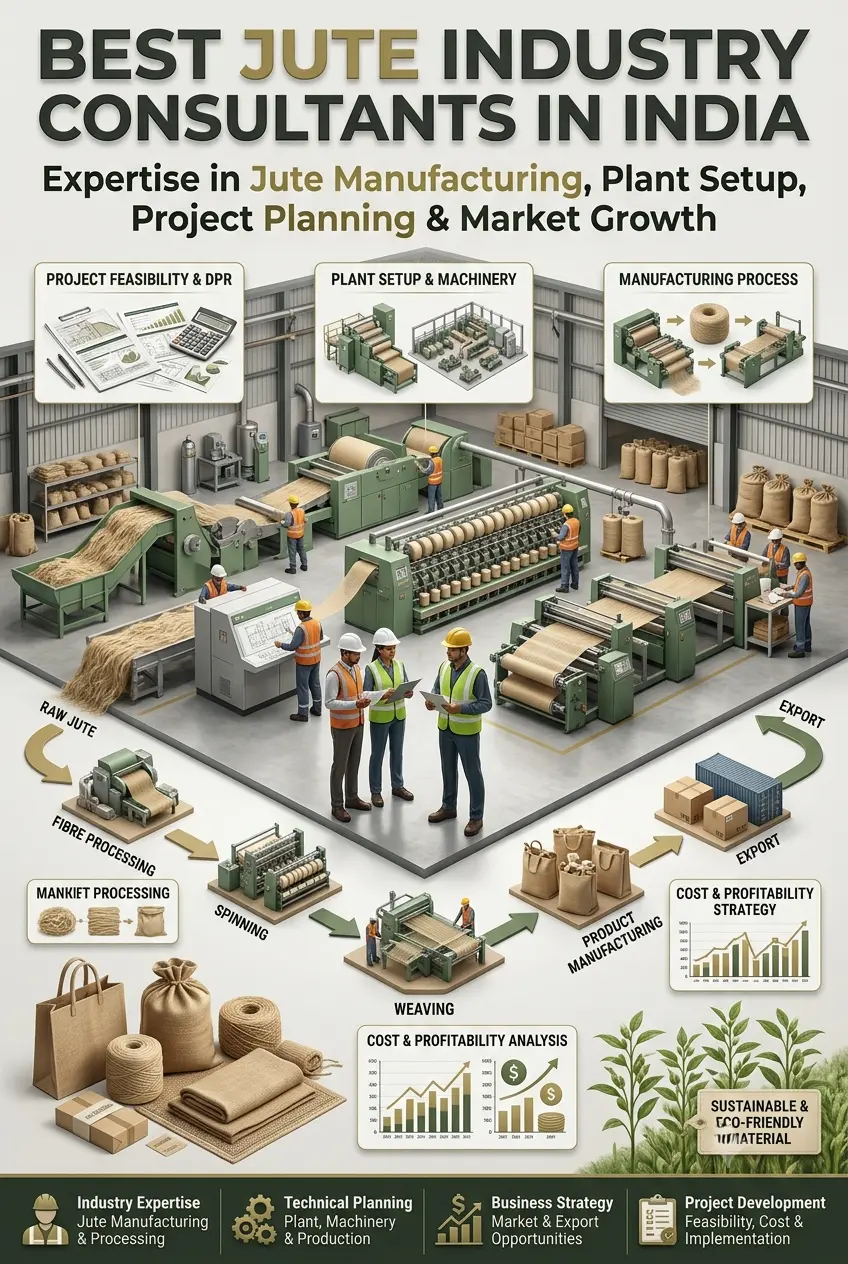 Jute Industry Consultants in India for Jute Project Consultancy