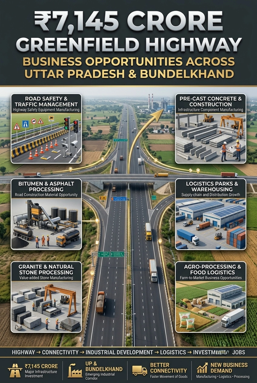 Kanpur Kabrai Greenfield Highway business opportunities in Uttar Pradesh