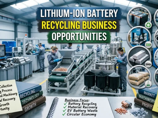 Lithium Ion Battery Recycling: Business Opportunities in India