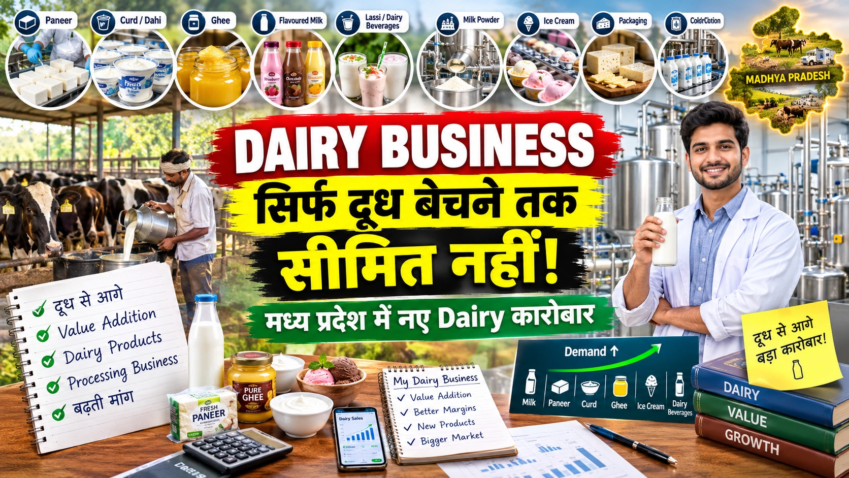 Madhya Pradesh Dairy Business: ₹2,973 करोड़ की योजना