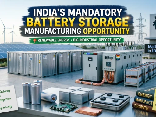 Battery Energy Storage System Manufacturing Business in India