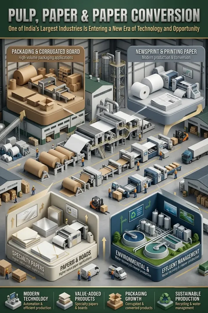 Modern Technology of Pulp, Paper and Paper Conversion Industries