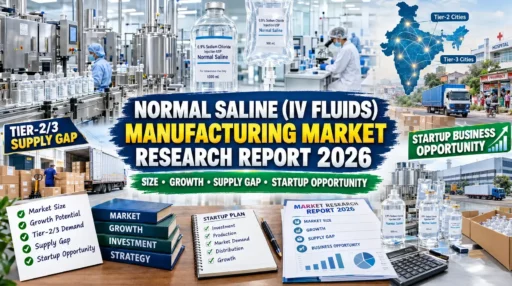 Normal Saline Manufacturing Plant in India