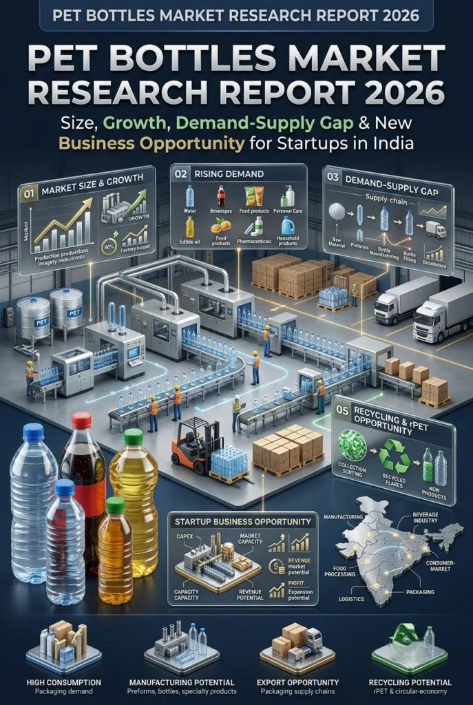 PET Bottle Manufacturing Business in India and rPET Recycling Market 2026