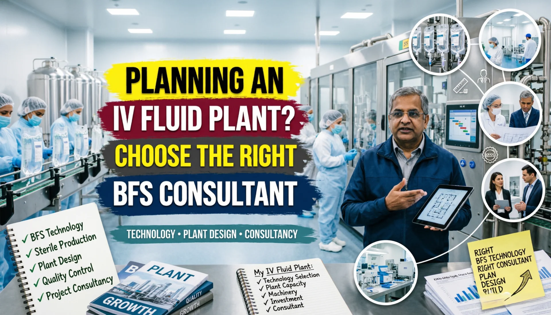 IV Fluid Plant Consultant in India: BFS Technology Guide
