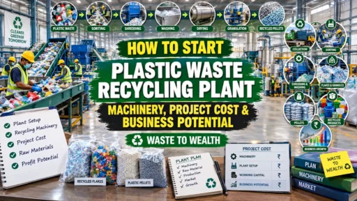 Plastic Waste Recycling Plant: Cost, Machinery & Business