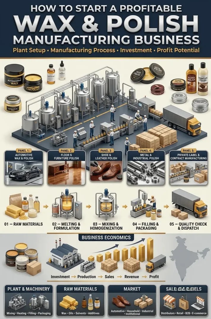 Wax and Polish Manufacturing Business in India