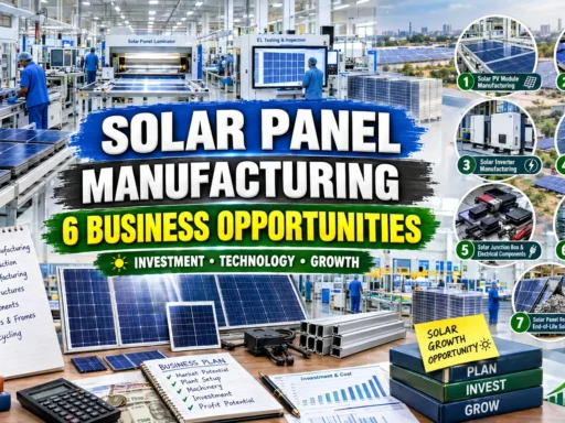 Solar Panel Manufacturing Business in India: Investment, Cost