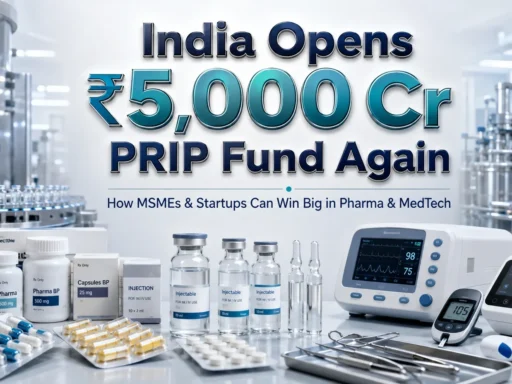PRIP Scheme: ₹5,000 Crore Pharma & MedTech Opportunity