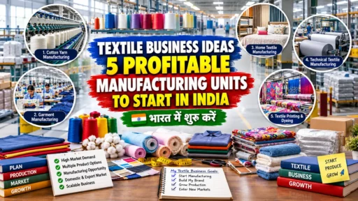 Textile Business Ideas: 5 Profitable Manufacturing Units in India
