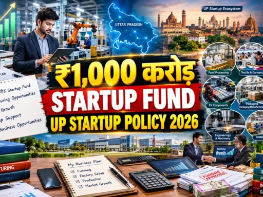 UP Startup Policy 2026: ₹1,000 करोड़ फंड से मैन्युफैक्चरिंग बिजनेस