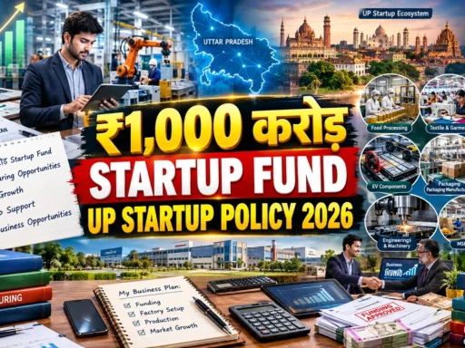 UP Startup Policy 2026: ₹1,000 करोड़ फंड से मैन्युफैक्चरिंग बिजनेस