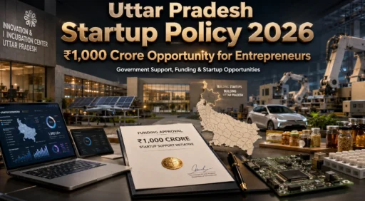 UP Startup Policy 2026 ₹1,000 Crore Startup Fund
