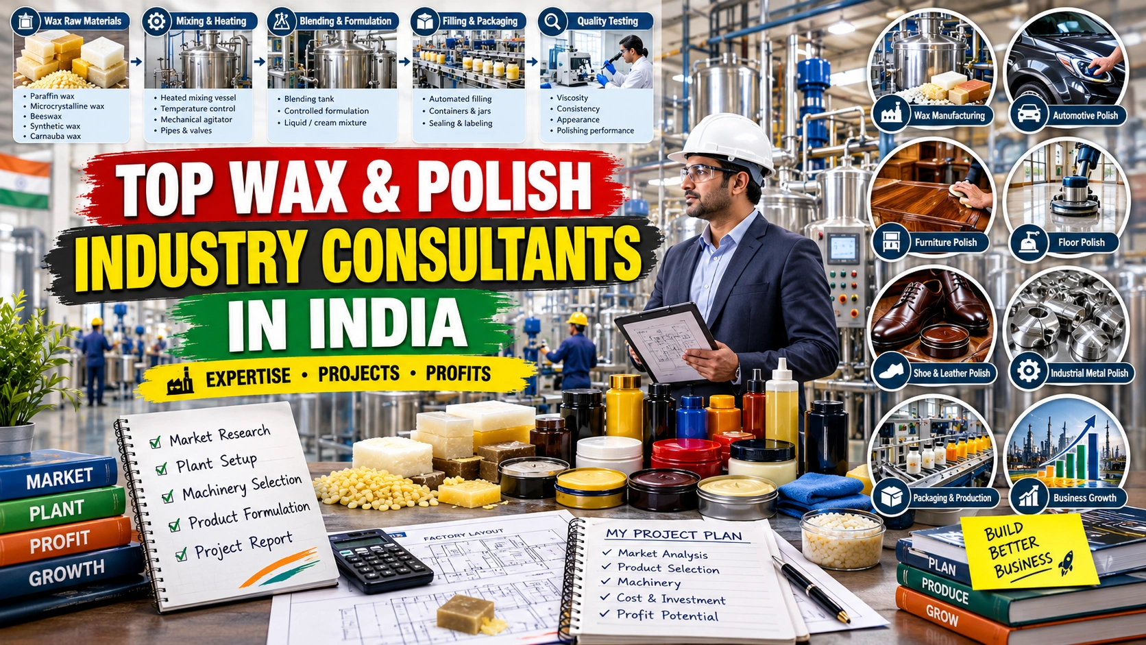 Wax and Polish Industry Consultants in India – Business Guide