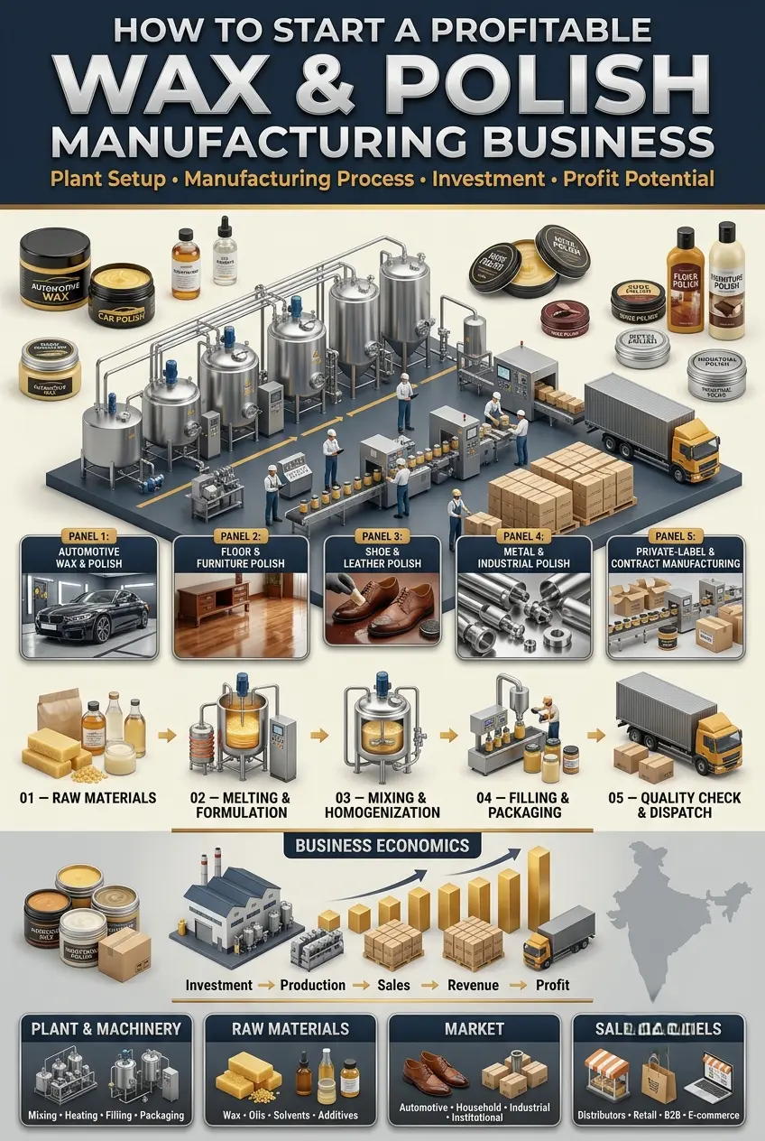 Wax and Polish Manufacturing Business in India