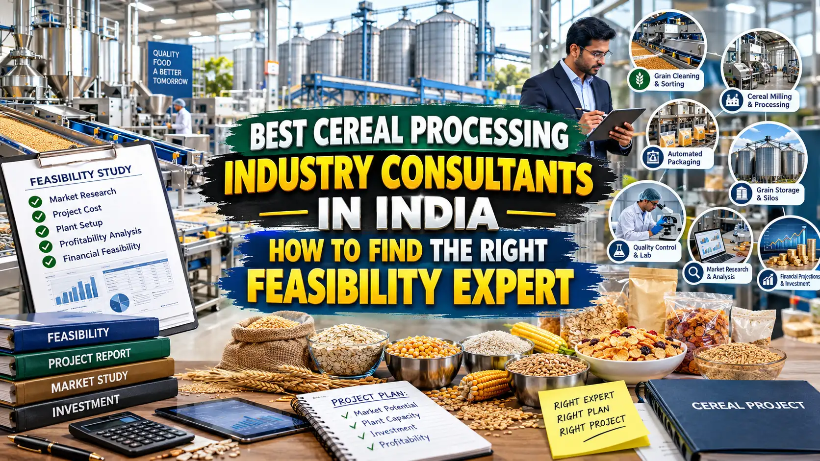 Cereal Processing Industry Consultants in India: How to Choose
