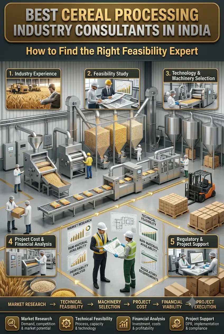Cereal Processing Industry Consultants in India