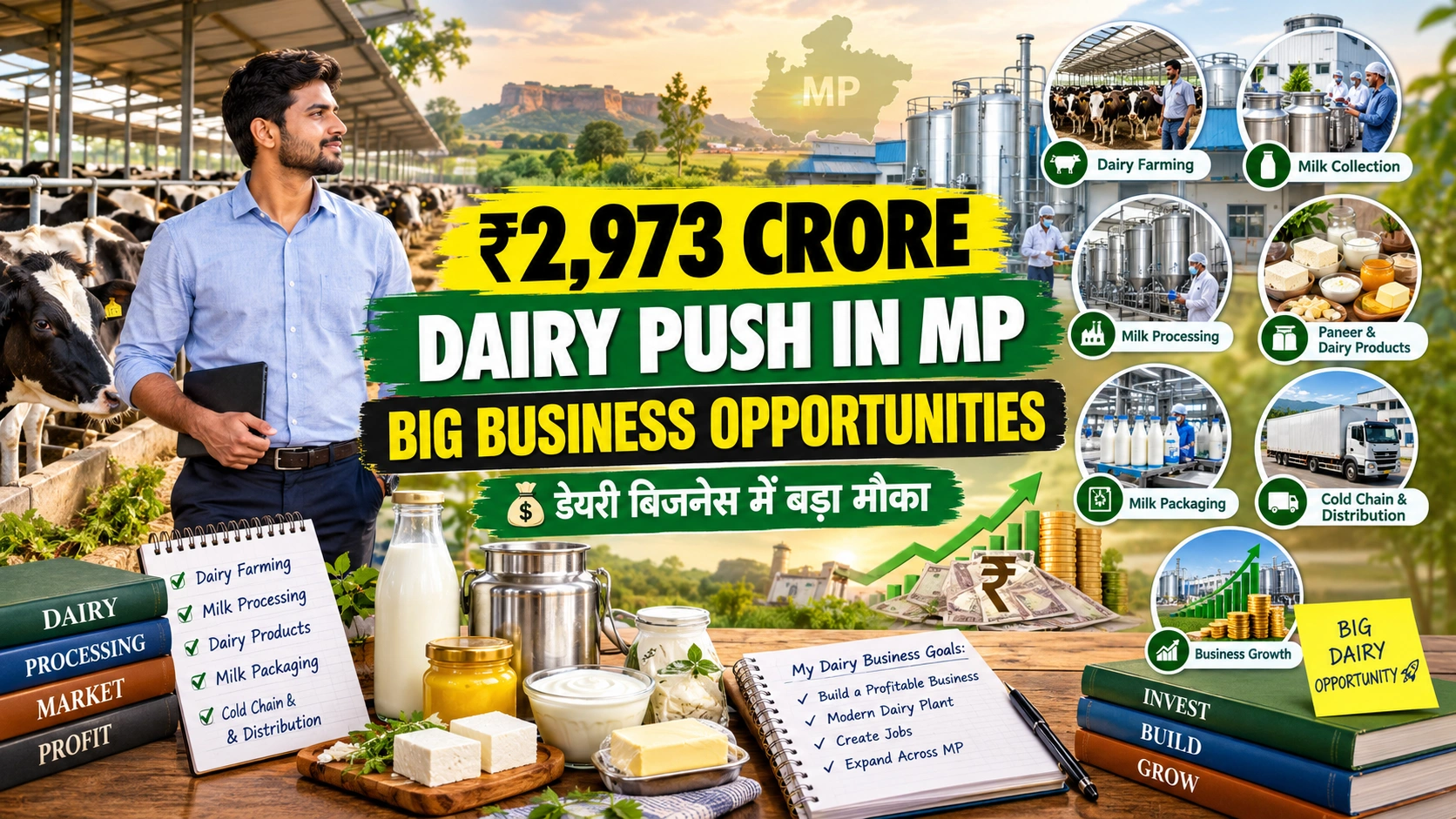 Dairy Business Opportunities in Madhya Pradesh: Top 6 Ideas