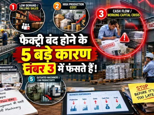 फैक्ट्री बंद होने के कारण: जानें 5 बड़ी गलतियां और उनसे बचने के तरीके