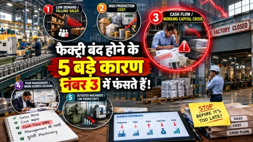 फैक्ट्री बंद होने के कारण: जानें 5 बड़ी गलतियां और उनसे बचने के तरीके