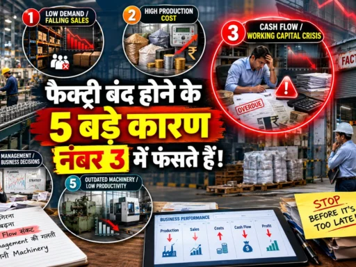 फैक्ट्री बंद होने के कारण: जानें 5 बड़ी गलतियां और उनसे बचने के तरीके