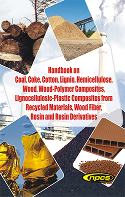 Handbook on Coal, Coke, Cotton, Lignin, Hemicellulose, Wood, Wood-Polymer Composites, Lignocellulosic-Plastic Composites from Recycled Materials, Wood Fiber, Rosin and Rosin Derivatives