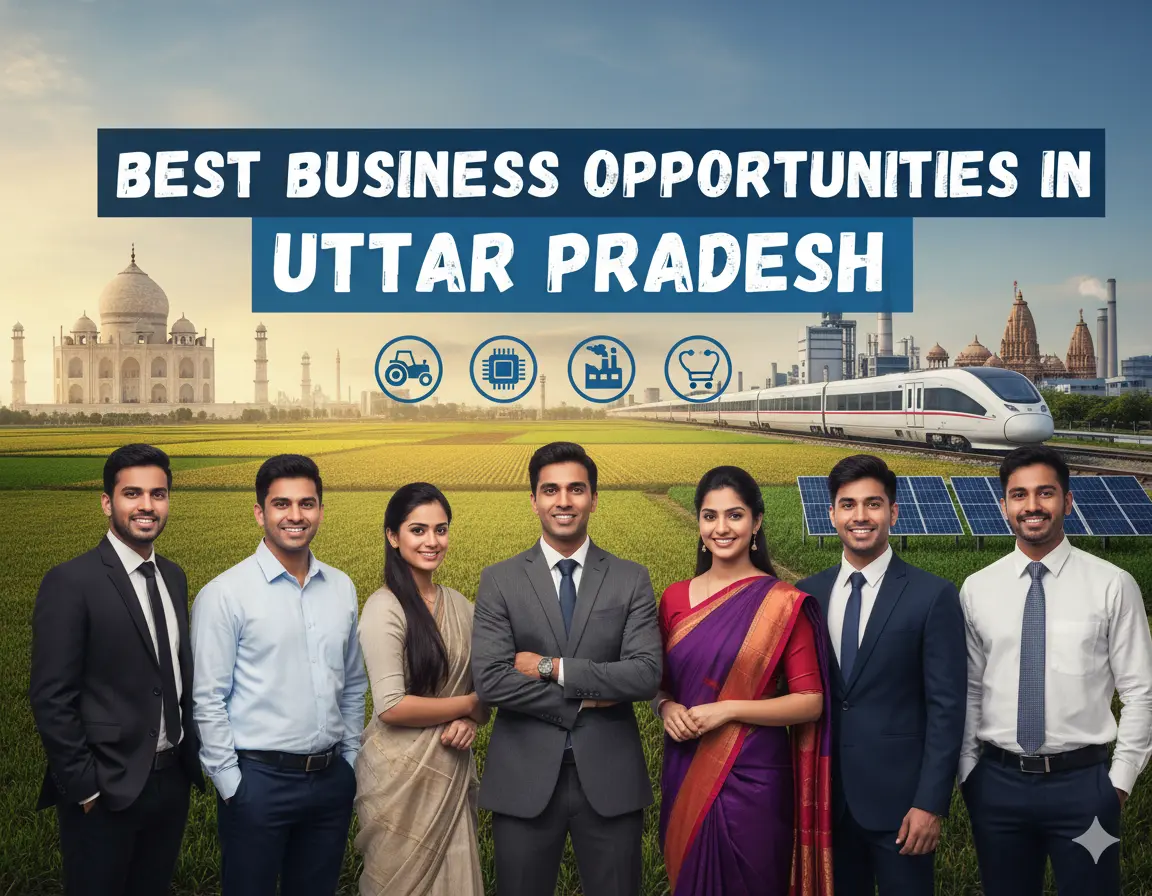 Best Business Opportunities in Uttar Pradesh- Identification and Selection of right Project, Thrust areas for Investment, Industry Startup and Entrepreneurship Projects 