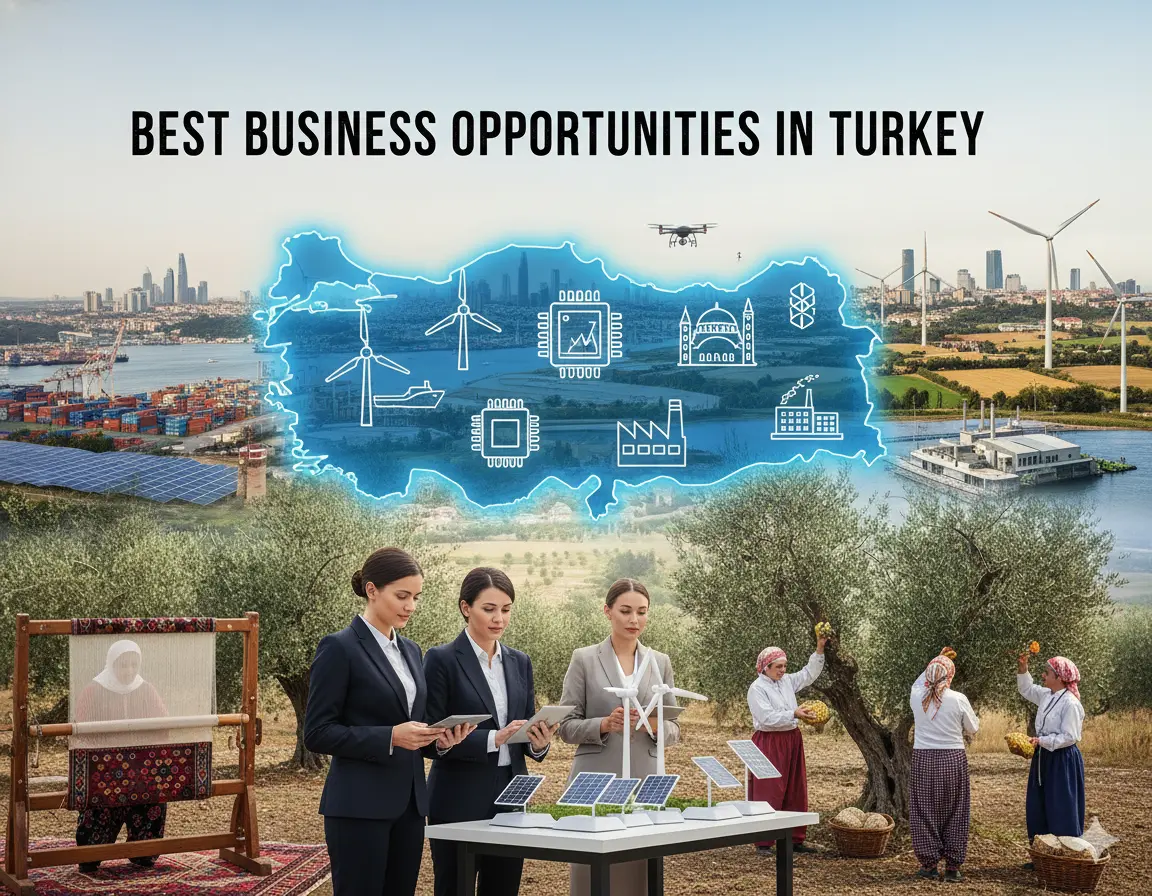 Best Business Opportunities in Turkey, Middle East- Identification and Selection of right Project, Thrust areas for Investment, Industry Startup and Entrepreneurship Projects