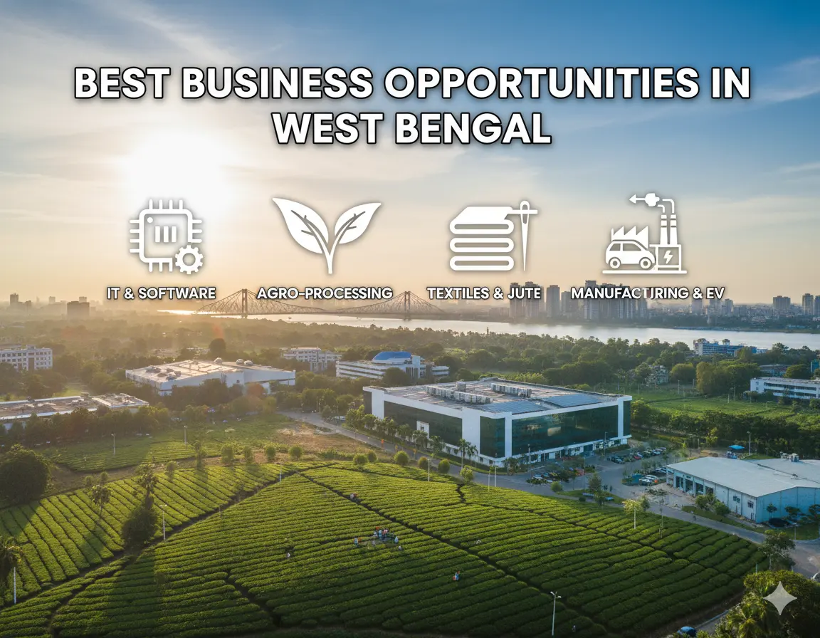 Best Business Opportunities in West Bengal- Identification and Selection of right Project, Thrust areas for Investment, Industry Startup and Entrepreneurship Projects 