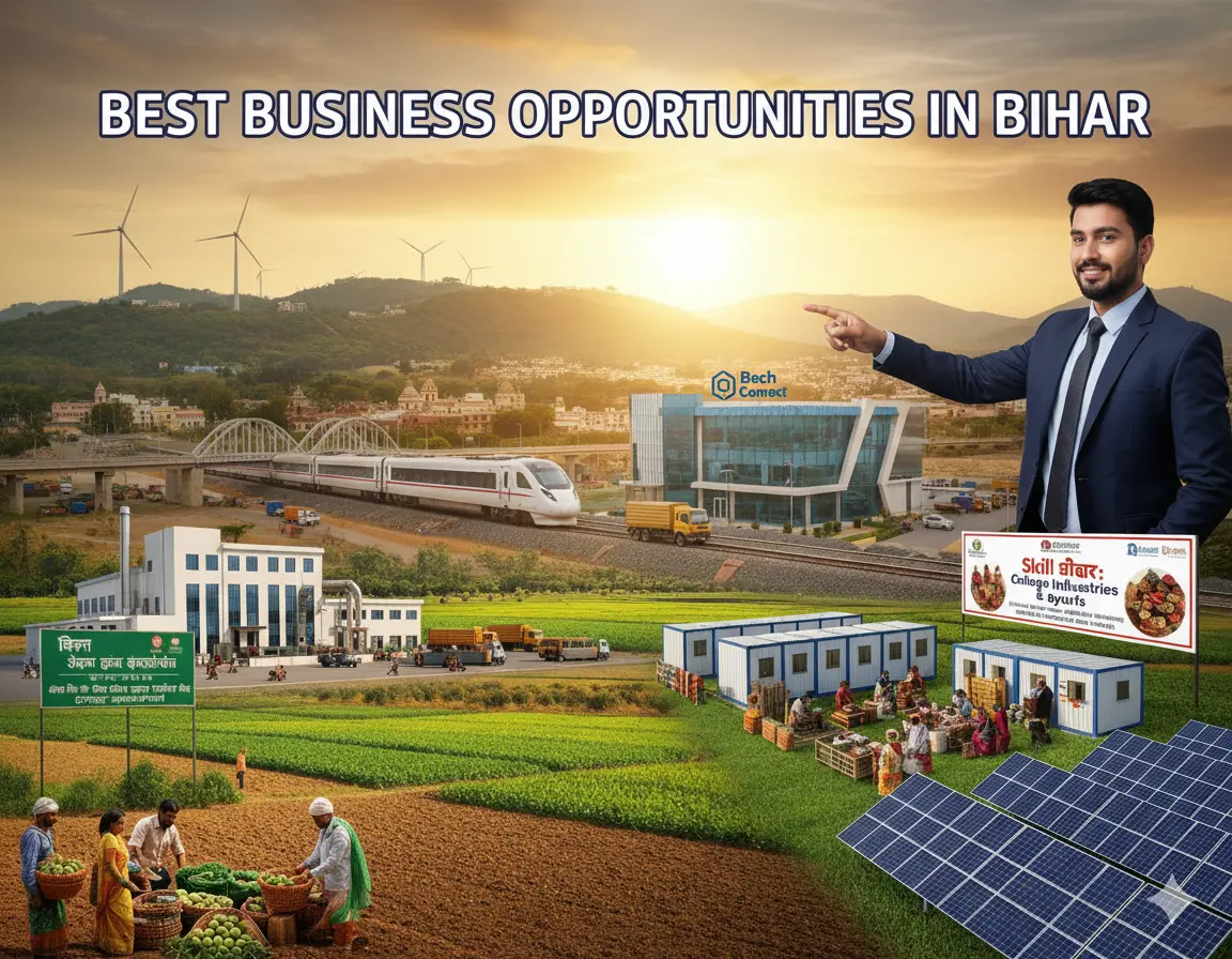 Best Business Opportunities in Bihar - Identification and Selection of right Project, Thrust areas for Investment, Industry Startup and Entrepreneurship Projects 